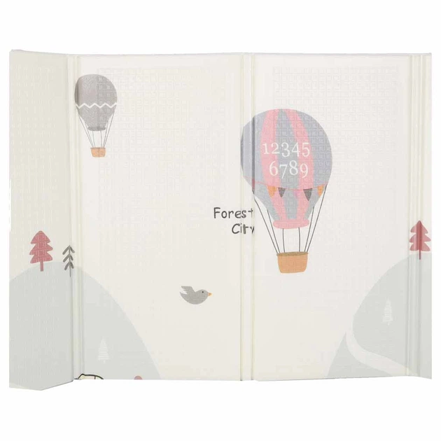 Mata piankowa edukacyjna KIK składana 150 x 200 cm Balony, ulica (5903039771383) - obraz 9