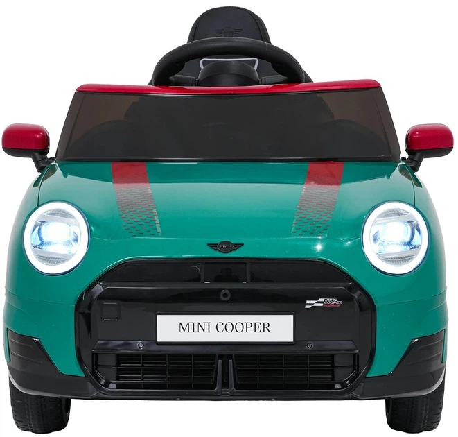 Электрический автомобиль для детей Mini Cooper 1-местный Зеленый (5903864960235) - изображение 2