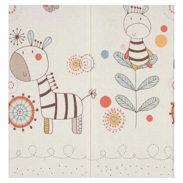 Mata piankowa edukacyjna Ikonka składana 180x200 cm Zwierzęta, wzór (5903039771369) - obraz 8