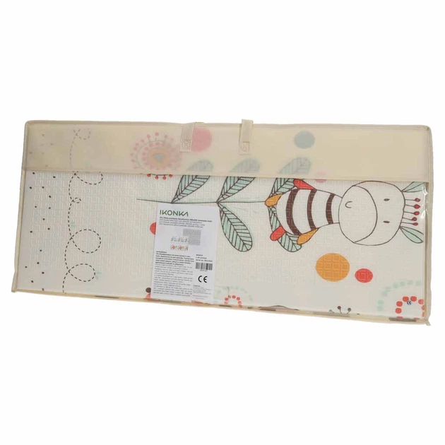 Mata piankowa edukacyjna Ikonka składana 180x200 cm Zwierzęta, wzór (5903039771369) - obraz 10