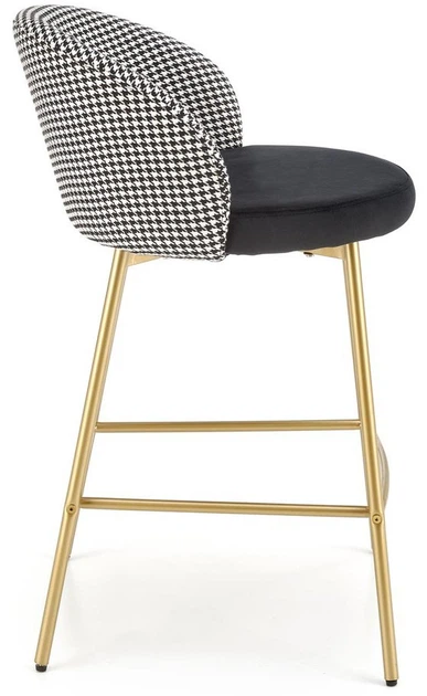 Hoker barowy Halmar H113 Czarno-biały (5905248125346) - obraz 3