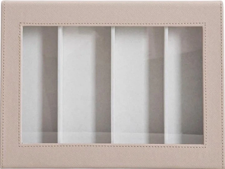 Шкатулка для прикрас Homla Ammra трирівнева бежева 25,3x18,2x11,4 см (5906496765704) - зображення 2