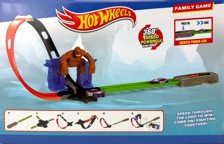 Автотрек Hot Wheels детский — инерционный трек для машинок, игровой набор - изображение 7