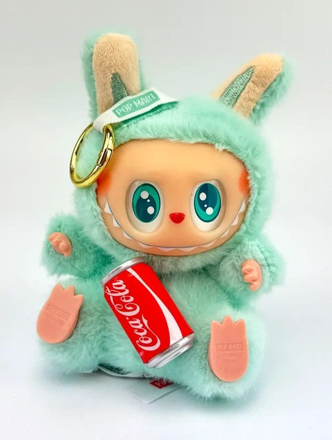 Мягкая игрушка Labubu Pop Mart The Monsters — плюшевый брелок на рюкзак, сумку или ключи - изображение 6
