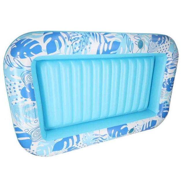 Materac dmuchany do pływania Kik z poduszką 175  cm Niebieski KX2856_1 (5903039770416) - obraz 3