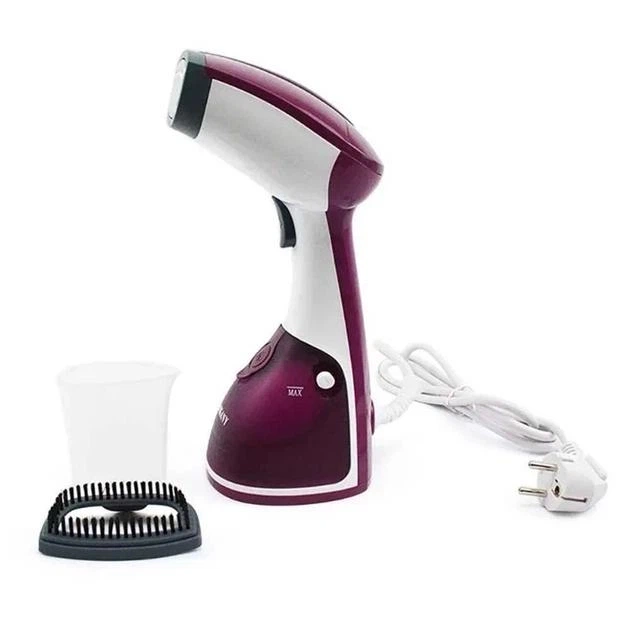 Ручной отпариватель для одежды Sokany AJ-2205 Violet 1200 Вт с нержавеющей сталью и защитой от перегрева (107-165-AJ2205V) - изображение 2
