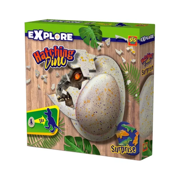 Растущая игрушка SES CREATIVE Дино в яйце в ассорт. (25063S) - Фото 5 Растущая игрушка SES CREATIVE Дино в яйце в ассорт. (25063S) - изображение 5