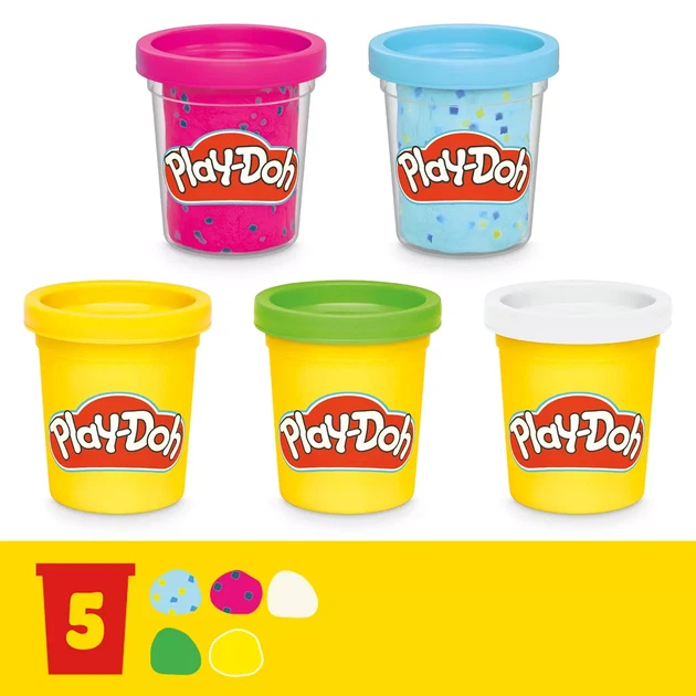 Набор для творчества с пластилином Play Doh Набор подарков для вечеринки (G0525) - изображение 7