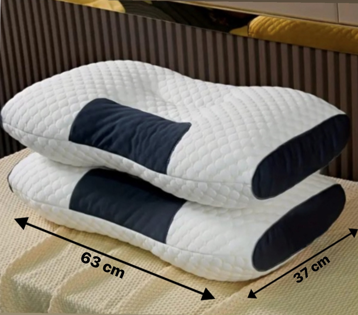 Ортопедическая подушка Neck Support Massage Pillow с эффектом памяти, для комфортного сна - Фото 6 Ортопедическая подушка Neck Support Massage Pillow с эффектом памяти, для комфортного сна - изображение 6