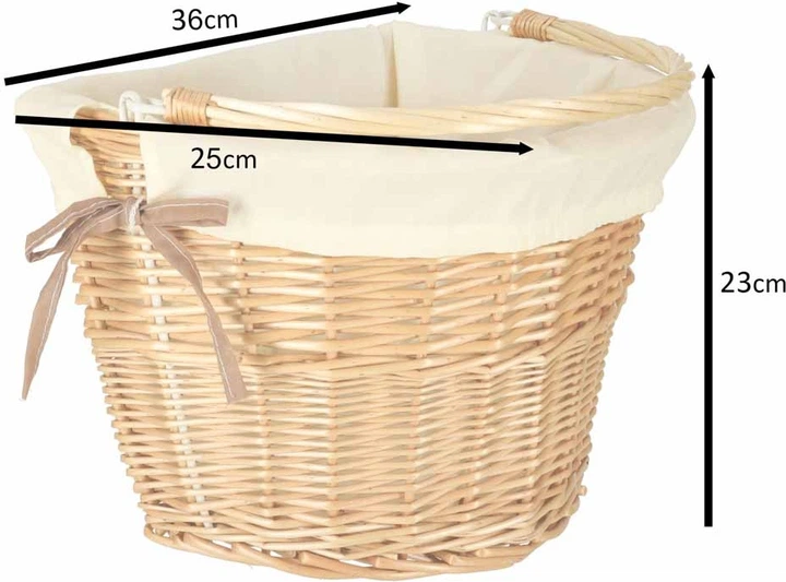 Kosz rowerowy RALLEX wiklinowy pleciony click na kierownicę (5903039742833) - obraz 11