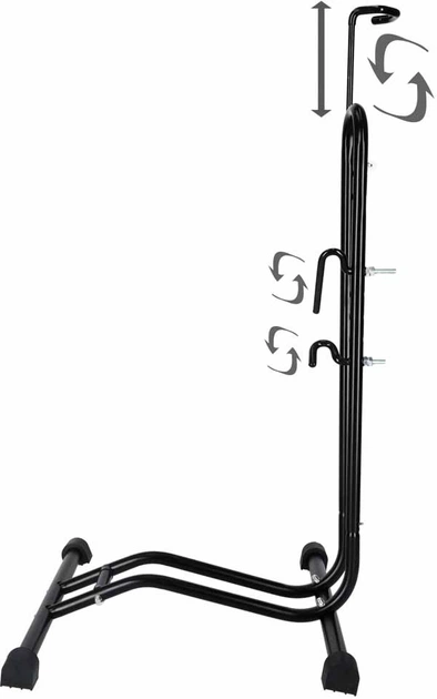 Stojak rowerowy serwisowy KIK RALLEX wolnostojący 16-27" KX4339 (5903039742802) - obraz 5