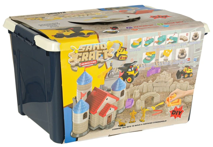 Кінетичний пісок KIK з фігурками 1100 г (5903039767997) - зображення 1