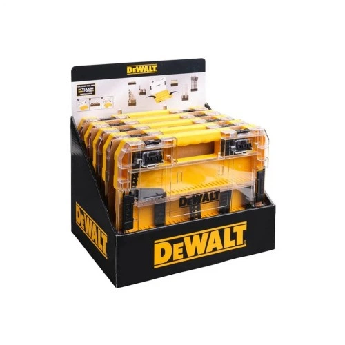 Ящик для інструментів DeWALT для біт системи TSTAK Tough Case L з футляром та касетами 8шт, розділювачі 6шт (DT70804) DeWALT DT70804 981846 - Фото 5 Ящик для інструментів DeWALT для біт системи TSTAK Tough Case L з футляром та касетами 8шт, розділювачі 6шт (DT70804) DeWALT DT70804 981846 - зображення 5