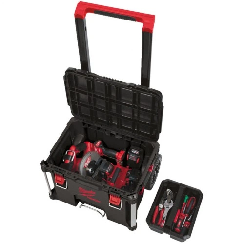Ящик для інструментів Milwaukee на колесах PACKOUT (4932464078) Milwaukee 4932464078 981943 - Фото 4 Ящик для інструментів Milwaukee на колесах PACKOUT (4932464078) Milwaukee 4932464078 981943 - зображення 4