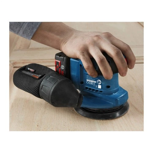 Шліфувальна машина Bosch GEX 185-LI, 18В, 125 мм, 6000-10000 об/хв (без АКБ та ЗП) (0.601.3A5.020) BOSCH 0.601.3A5.020 992490 - зображення 10