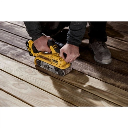 Шліфувальна машина DeWALT XR Li-Ion 18 В 2x5Ah, 198-320 м/хв, стрічка 75х533 мм (DCW220P2) DeWALT DCW220P2 992582 - Фото 10 Шліфувальна машина DeWALT XR Li-Ion 18 В 2x5Ah, 198-320 м/хв, стрічка 75х533 мм (DCW220P2) DeWALT DCW220P2 992582 - зображення 10