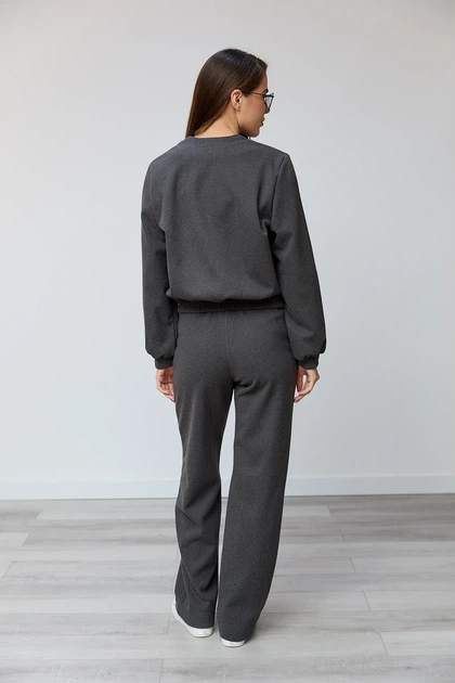 Костюм жіночий Estilo повсякдений-casual кашемір Сamila графіт 02-099 50р - изображение 2