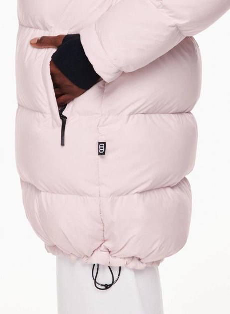 Пуховик зимовий Aritzia The Super Puff Mid XS Блідо-рожевий - Фото 5 Пуховик зимовий Aritzia The Super Puff Mid XS Блідо-рожевий - зображення 5