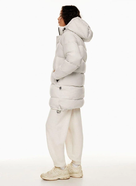 Пуховик зимовий Aritzia The Super Puff Mid М Дуже світло-сірий - зображення 2