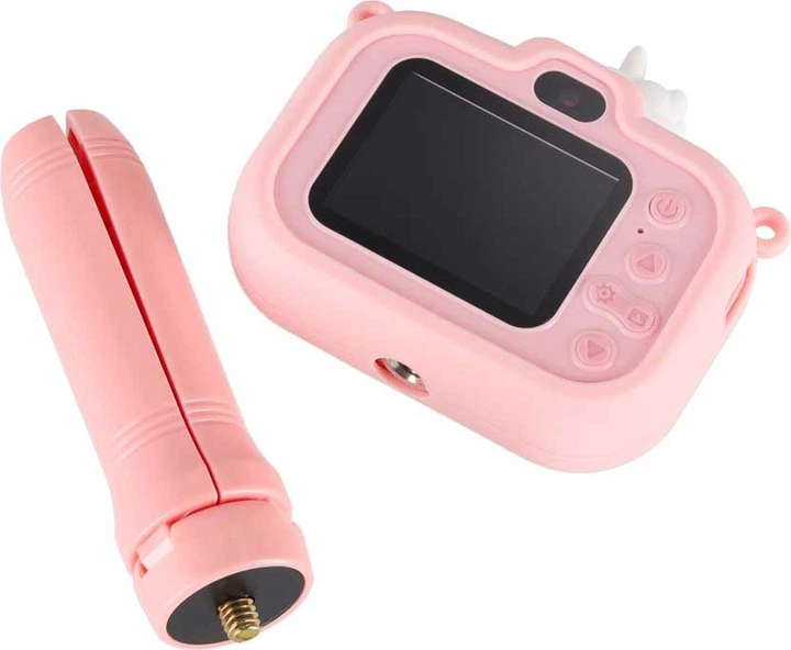 Цифрова камера дитяча KIK Єдиноріг на штативі Рожева KX2858_1 (5903039770270) - зображення 5