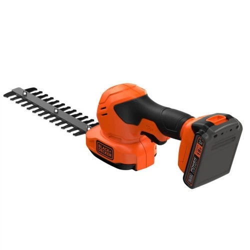 Кусторез Black&Decker 18 В, 2Ah, насадки- 20 см/8 мм, 10 см/18 мм, (BCSS18D1) BLACK&DECKER BCSS18D1 976920 - Фото 5 Кусторез Black&Decker 18 В, 2Ah, насадки- 20 см/8 мм, 10 см/18 мм, (BCSS18D1) BLACK&DECKER BCSS18D1 976920 - изображение 5