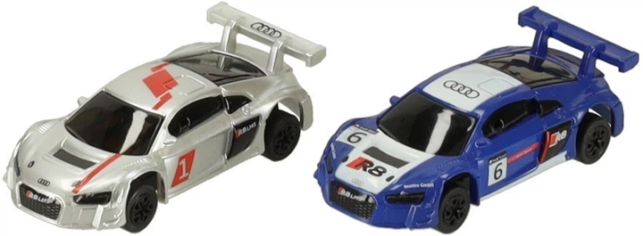 Tor samochodowy Ikonka wyscigowy policyjny elektryczny 2 auta autka kontrolery zakrety klocki konstrukcyjne GD-02 (KX3490_1) (5903039754614) - obraz 8