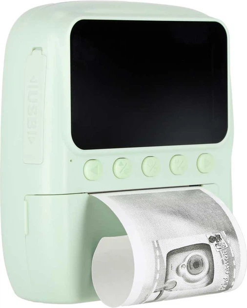 Дитяча камера миттєвого друку KIK Зелена KX2859_1 (5903039770256) - зображення 3