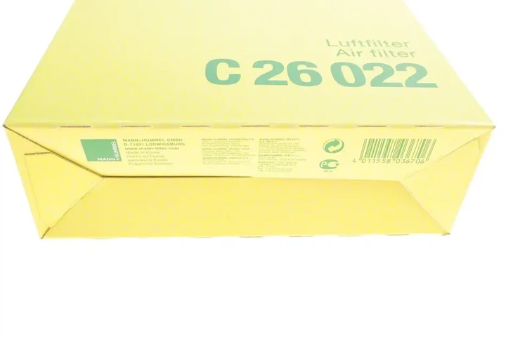 Фільтр повітряний Hyundai Elantra 1.6-1.8 Gamma MPI/i30 1.4-1.6GDi 11-/Kia Ceed 1.4-1.6CVVT 12-18 MANN-FILTER C 26 022 - Фото 7 Фільтр повітряний Hyundai Elantra 1.6-1.8 Gamma MPI/i30 1.4-1.6GDi 11-/Kia Ceed 1.4-1.6CVVT 12-18 MANN-FILTER C 26 022 - изображение 7