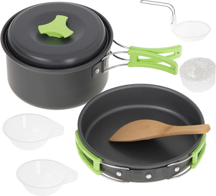 Набір посуду KIK кемпінговий XL 9 шт (5903039735439) - зображення 3