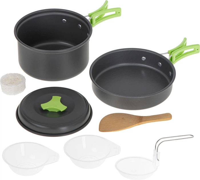 Набір посуду KIK кемпінговий XL 9 шт (5903039735439) - зображення 4