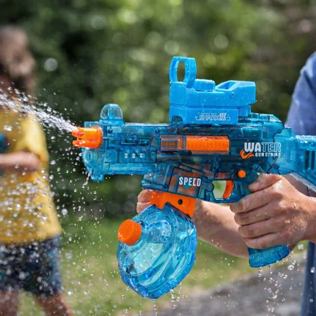 Karabin na wodę elektryczny KIK broń wodna 350 ml (5903039763524) - obraz 14