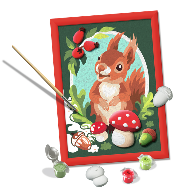 Картина за номерами Ravensburger CreArt Білка 12023265 (4005555232650) - зображення 4