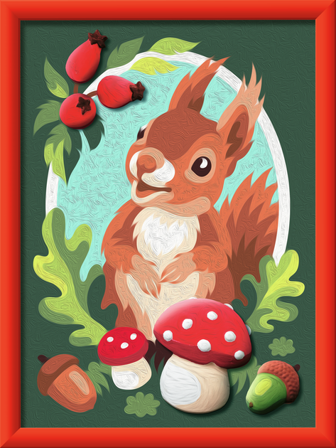 Картина за номерами Ravensburger CreArt Білка 12023265 (4005555232650) - зображення 6