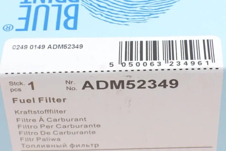 Фільтр паливний Mazda 3 1.3/1.6/2.0 16V 03-13 BLUE PRINT ADM52349 - зображення 5