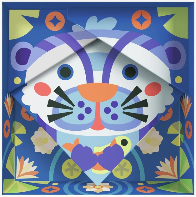 Картина за номерами Ravensburger CreArt Do it together Бобер 12023154 (4005555231547) - зображення 3