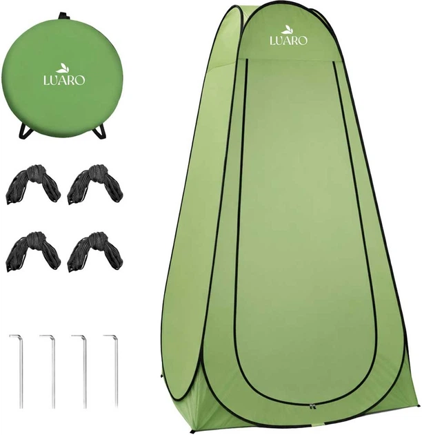 Туристичний намет KIK LUARO Переносна роздягальня 190 x 115 см Зелений (5903039768093) - зображення 2