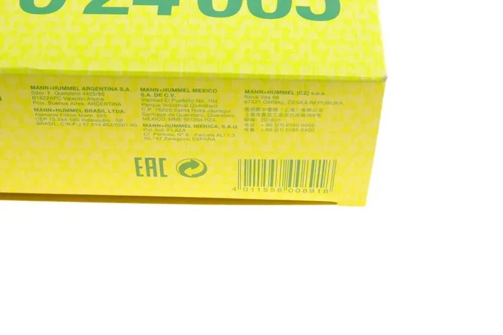 Фільтр повітряний Lexus NX 2.0 14-/Toyota Auris/Corolla 1.2-2.0 06-18/Rav4 2.0/Avensis 1.6-2.0 08-18 MANN-FILTER C 24 005 - изображение 5