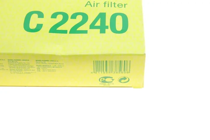 Фільтр повітряний Honda Civic VIII 1.8i VTEC 06-/FR-V 1.8 16V 07- MANN-FILTER C 2240 - изображение 5