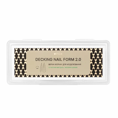 Формы для моделирования ногтей FOX Decking Nail form 2.0 Современный Миндаль 24 шт - Фото 1 Формы для моделирования ногтей FOX Decking Nail form 2.0 Современный Миндаль 24 шт - изображение 1