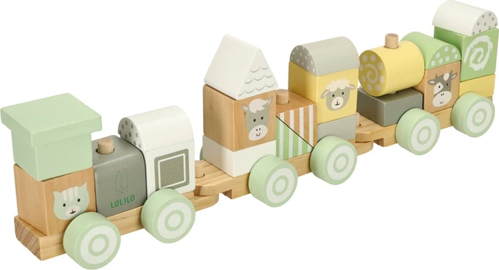 Дерев'яна залізнична колія KIK LULILO Vico Пастельна KX3772 (5903039750999) - зображення 2