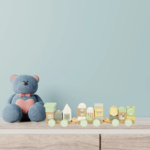 Дерев'яна залізнична колія KIK LULILO Vico Пастельна KX3772 (5903039750999) - зображення 6