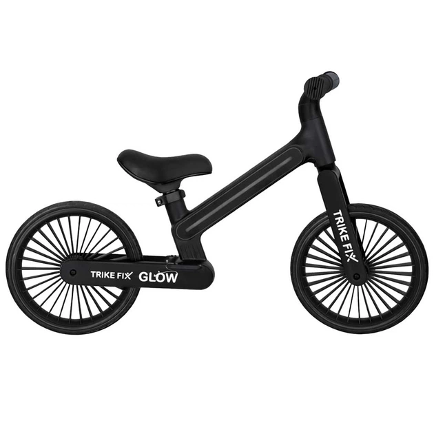 Rowerek biegowy KIK Trike Fix Glow LED Czarny (5903039770751) - obraz 6