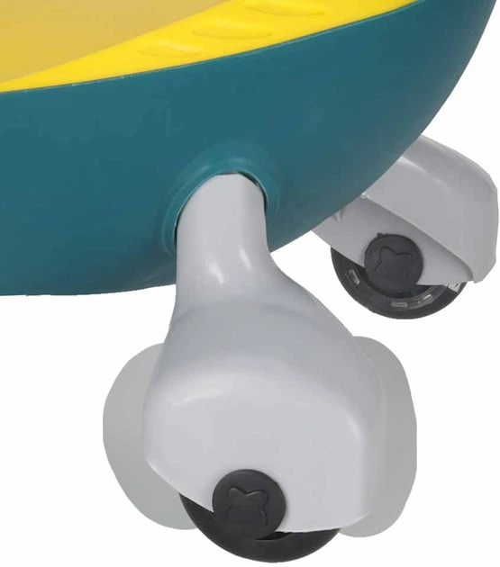 Jeździk grawitacyjny KIK ze świecącymi kołami LED Żółty KX4880_2 (5903039754645) - obraz 8