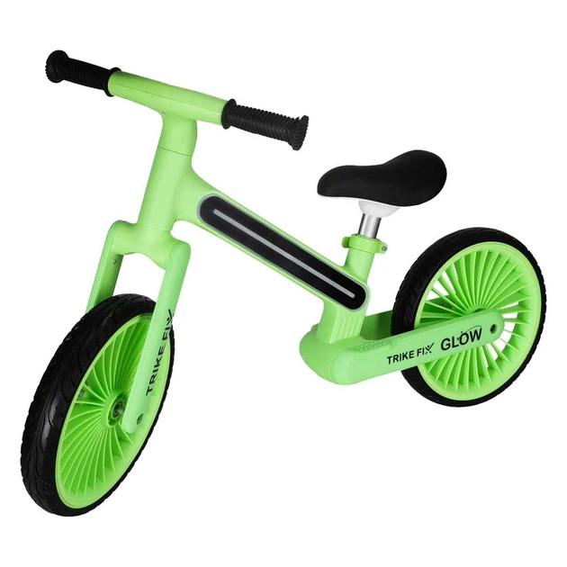 Rowerek biegowy KIK Trike Fix Glow LED Zielony (5903039770782) - obraz 3