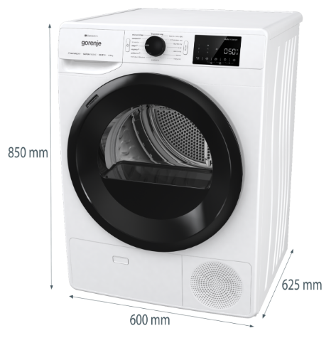 Сушильний автомат Gorenje DPNE92GNLWIFI/UA (6997666) - Фото 4 Сушильний автомат Gorenje DPNE92GNLWIFI/UA (6997666) - изображение 4