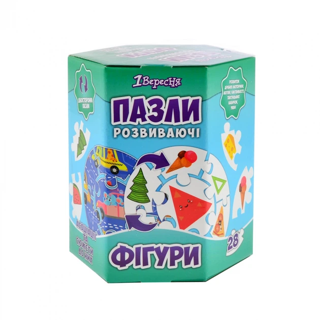 Пазли круговий "Геометричні фігури" (953713) - Фото 1 Пазли круговий "Геометричні фігури" (953713) - изображение 1