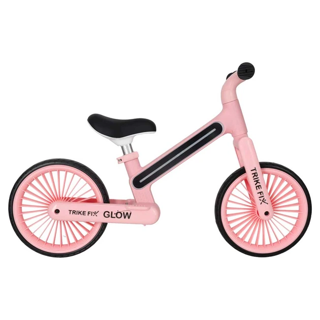 Rowerek biegowy KIK Trike Fix Glow LED Różowy (5903039770768) - obraz 5