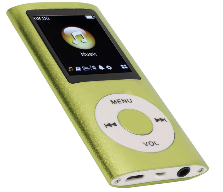 MP3-плеер стильный портативный с lossless звуком, LCD 1.8", FM-радио, запись голоса, видео, фото, E-book, зеленый - изображение 5