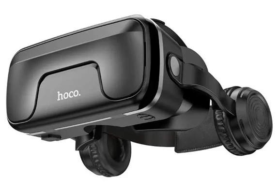 Очки виртуальной реальности HOCO Cool VR glasses DGA10 3D регулировка оптики Черный - Фото 3 Очки виртуальной реальности HOCO Cool VR glasses DGA10 3D регулировка оптики Черный - изображение 3