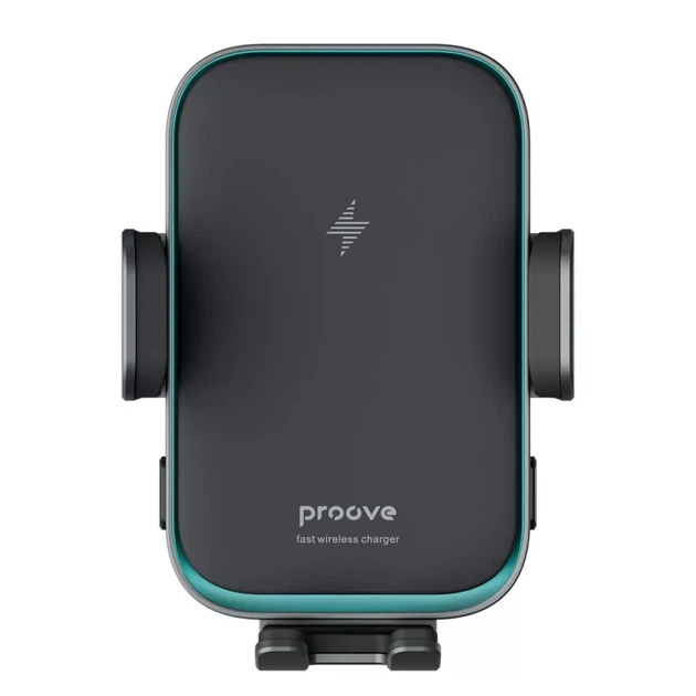 Автомобільний тримач з Бездротовим Зарядним пристроєм Proove Triple Clamp Pro 15W / Металево-сірий - Фото 2 Автомобільний тримач з Бездротовим Зарядним пристроєм Proove Triple Clamp Pro 15W / Металево-сірий - зображення 2